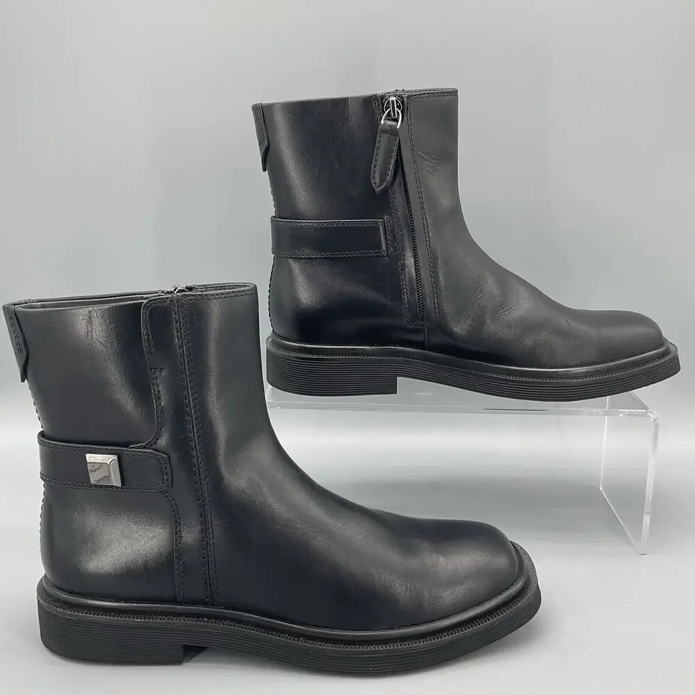 NEW Franco Sarto Women’s Axel Ankle Booties Black Size 7.5M